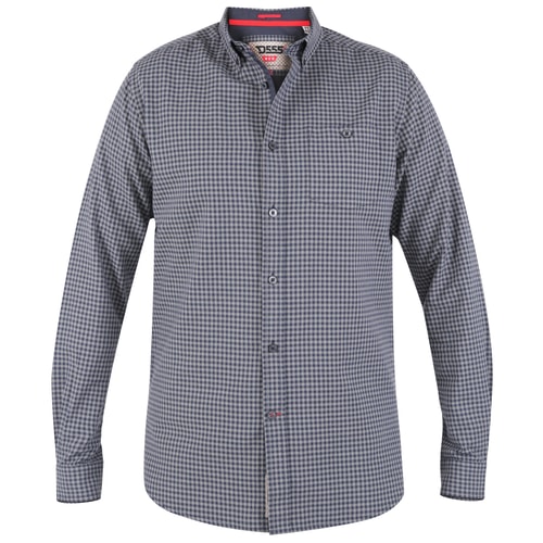 D555 Padstow Flanellhemd Blau